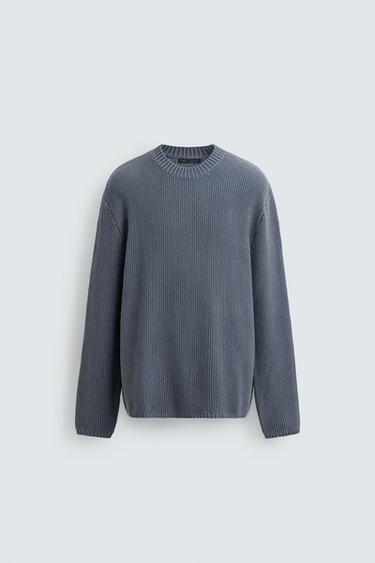 JERSEY RELAXED FIT ESTRUCTURA -  de Zara