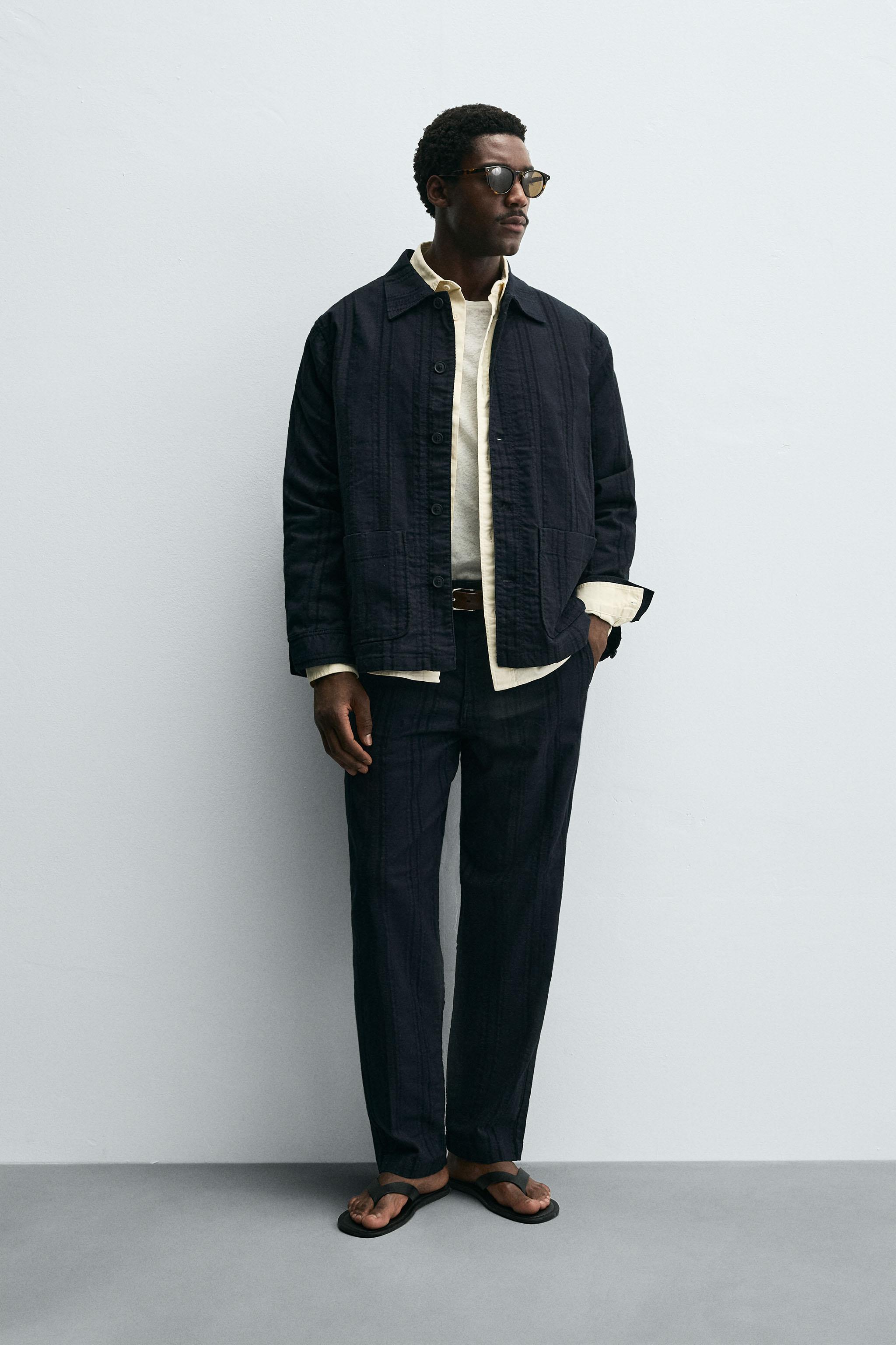 ZARA ピンストライプブレザー・パンツ　フォーマル 04516908401-p.jpg?ts=