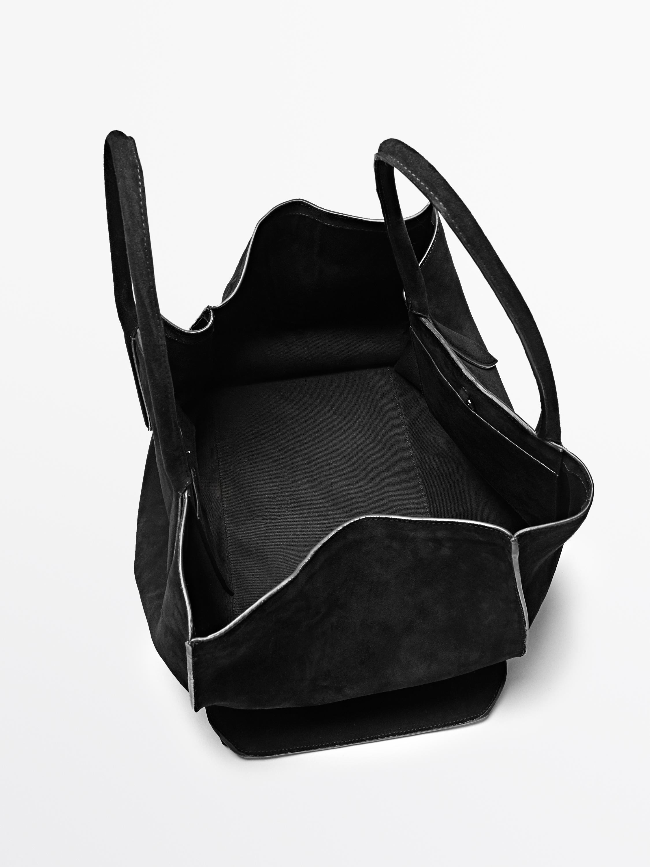 Maxi XL suede leather bag - LIMITED