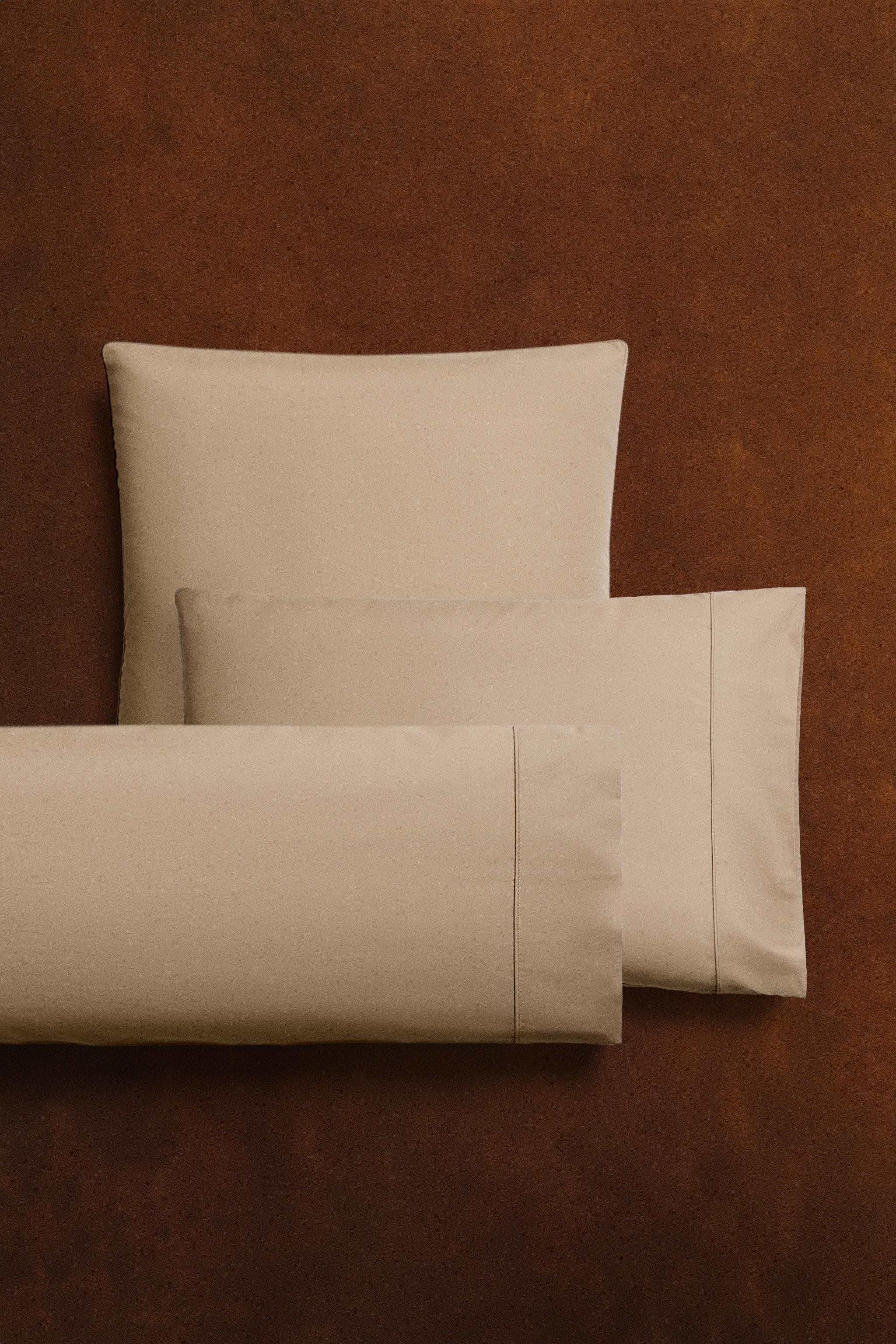 PERCALE COTTON PILLOWCASE (300 THREAD COUNT)