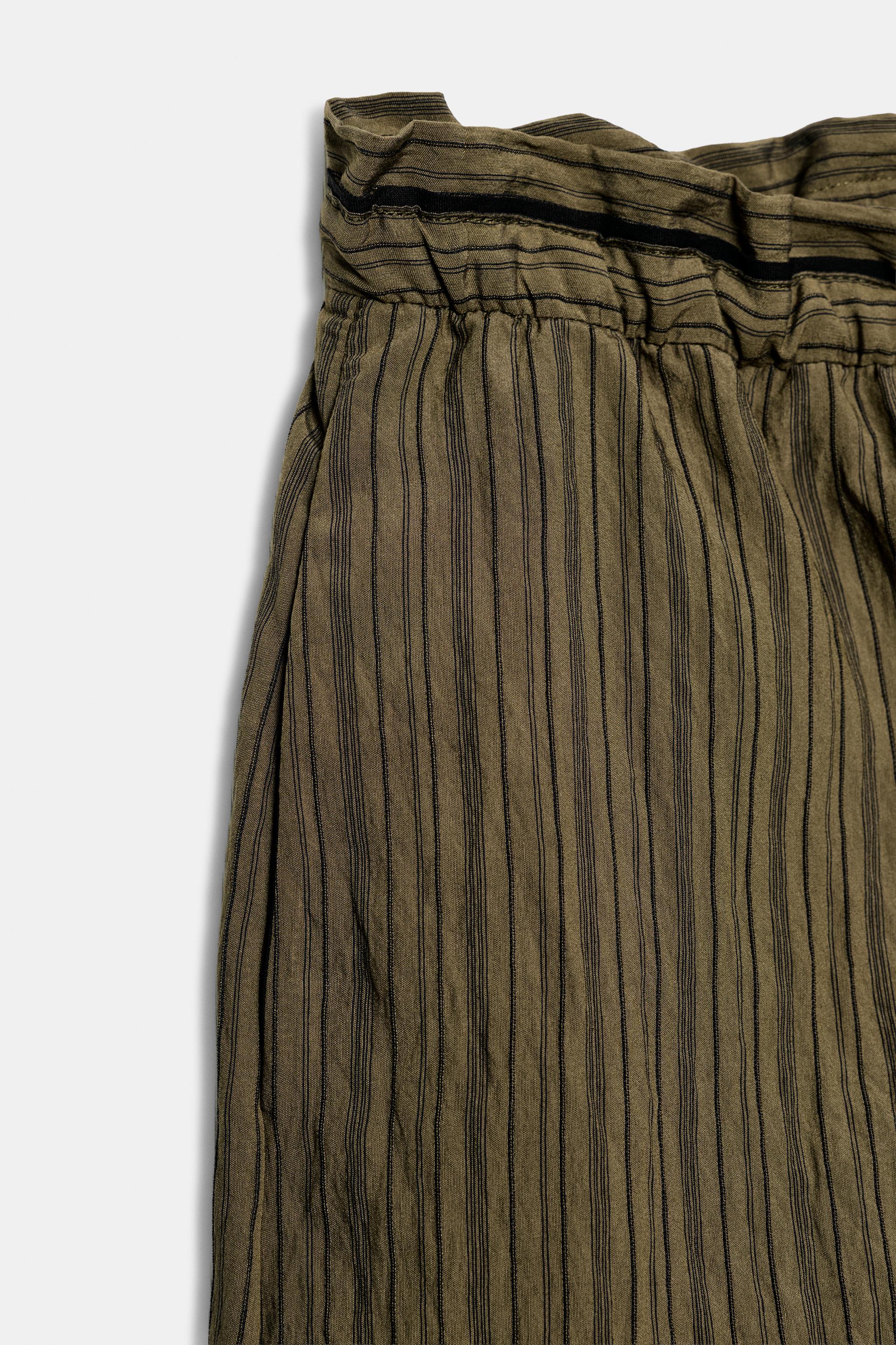 ZW COLLECTION JACQUARD STRIPED SHORTS