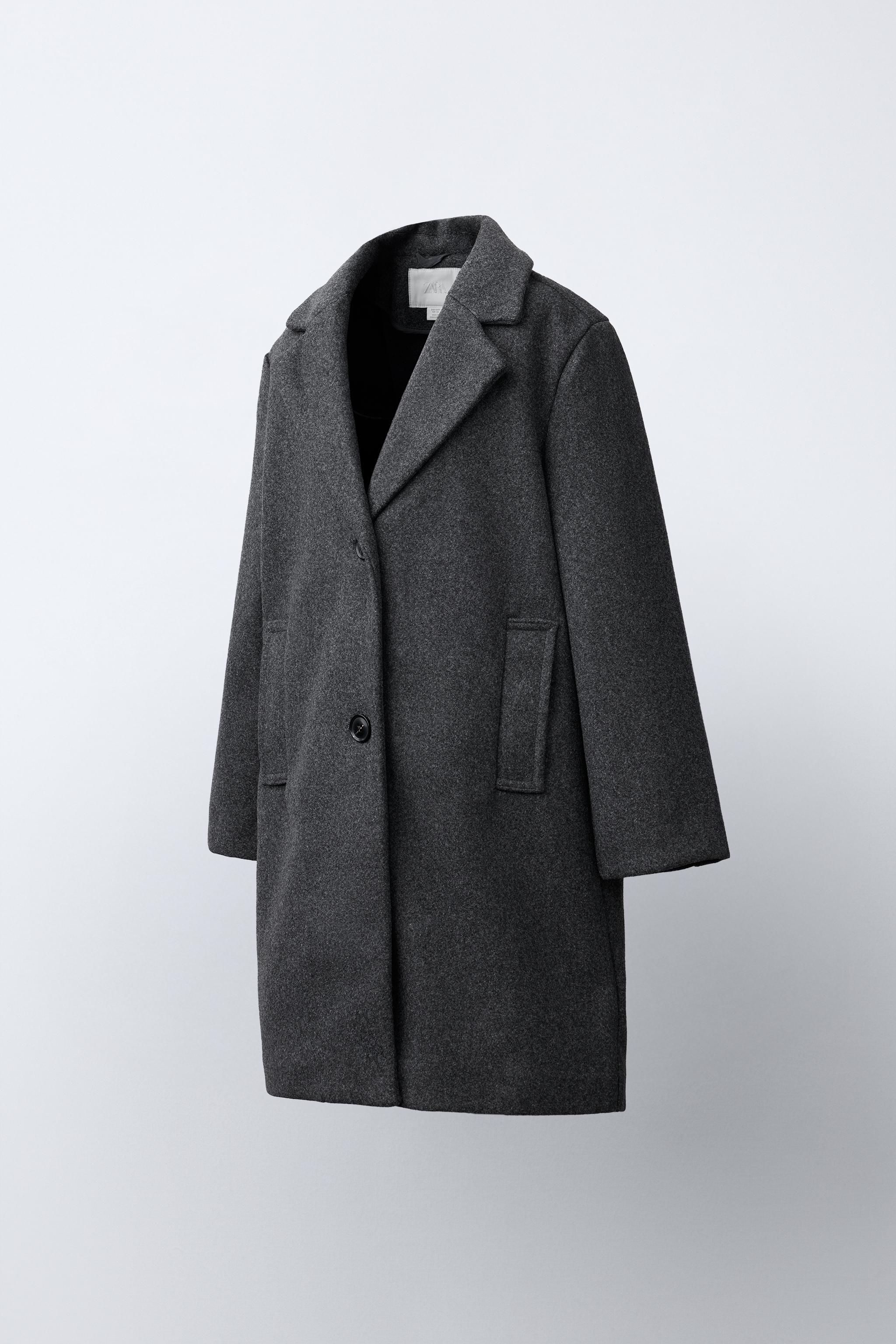 WOOL EFFECT COAT - Grey | ZARA South Africa