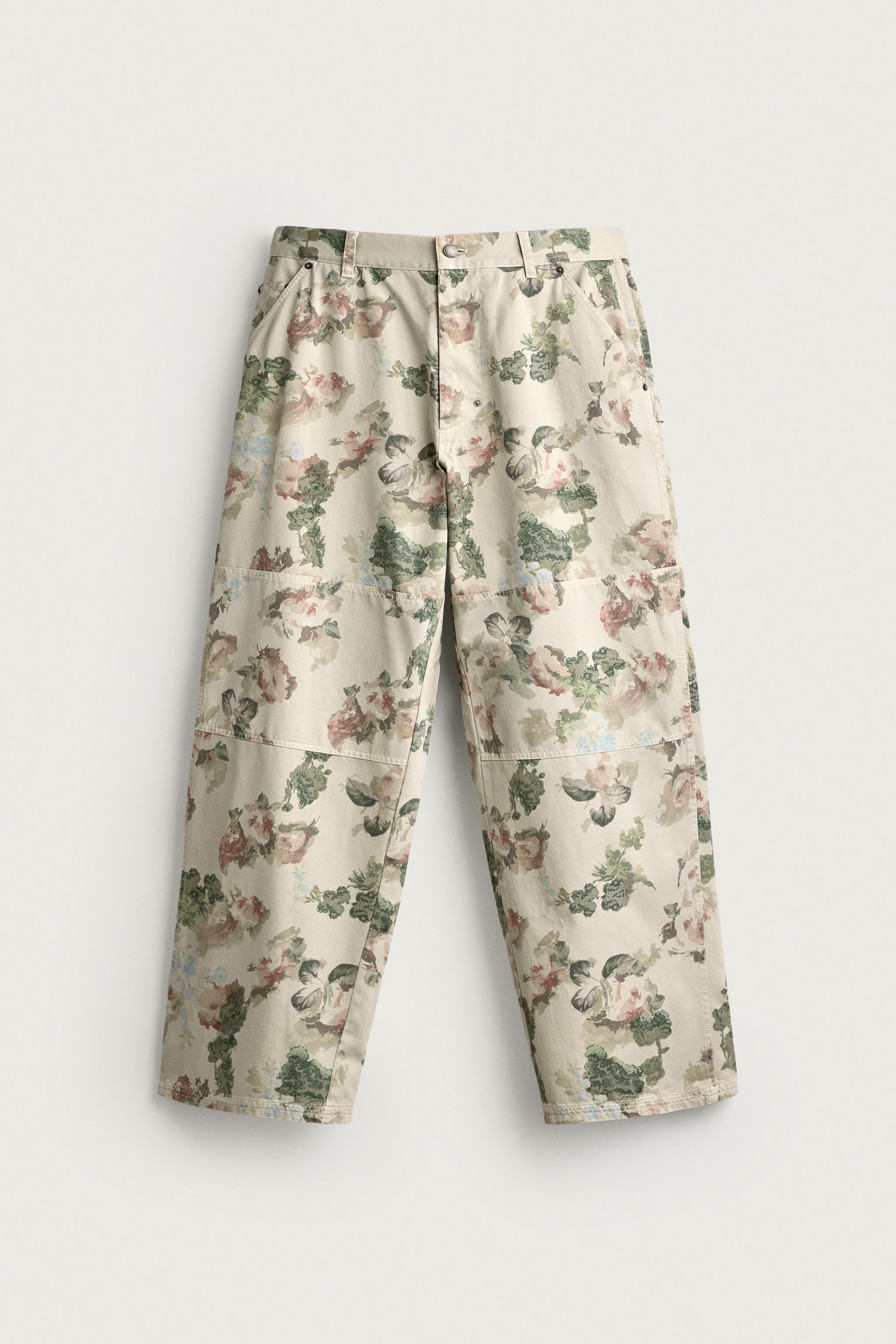 Zara Flwr Crpnt Pnt görsel 5