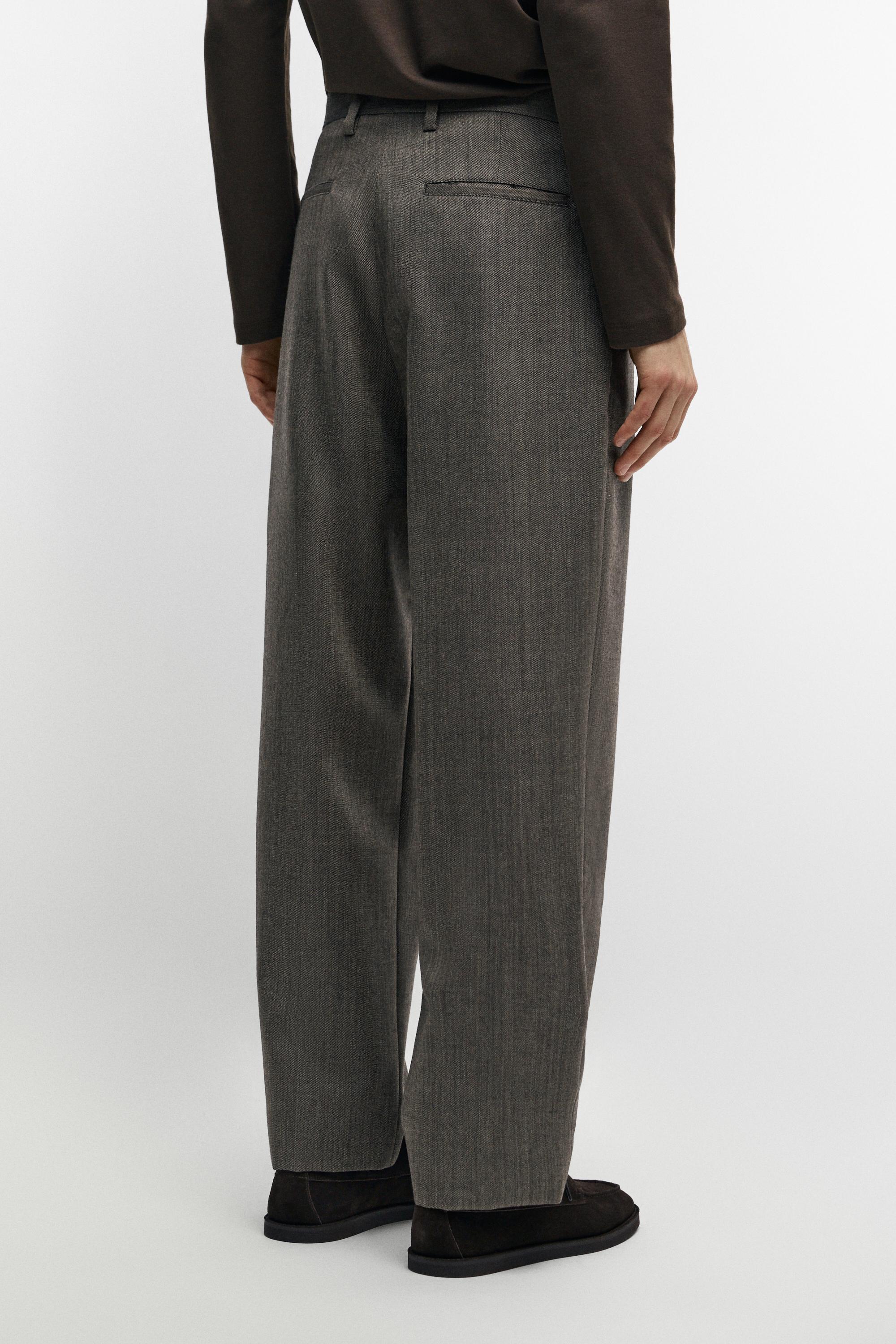 Pantalon habillé à pinces 100 % laine - LIMITED EDITION