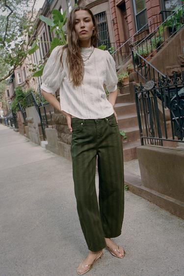 CAMISA ROMÁNTICA PUNTILLA - Blanco de Zara - Imagen 0