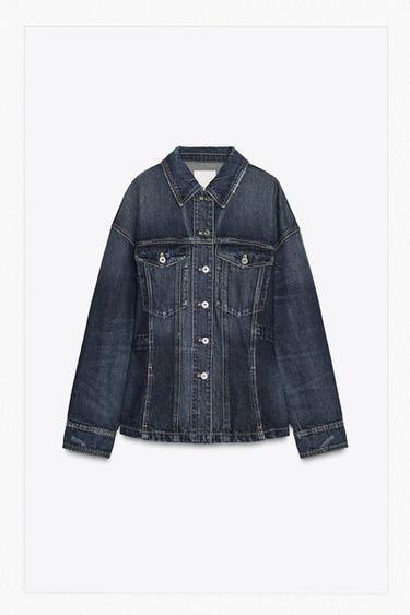 TRF DENIM JACKET - Blue by Zara