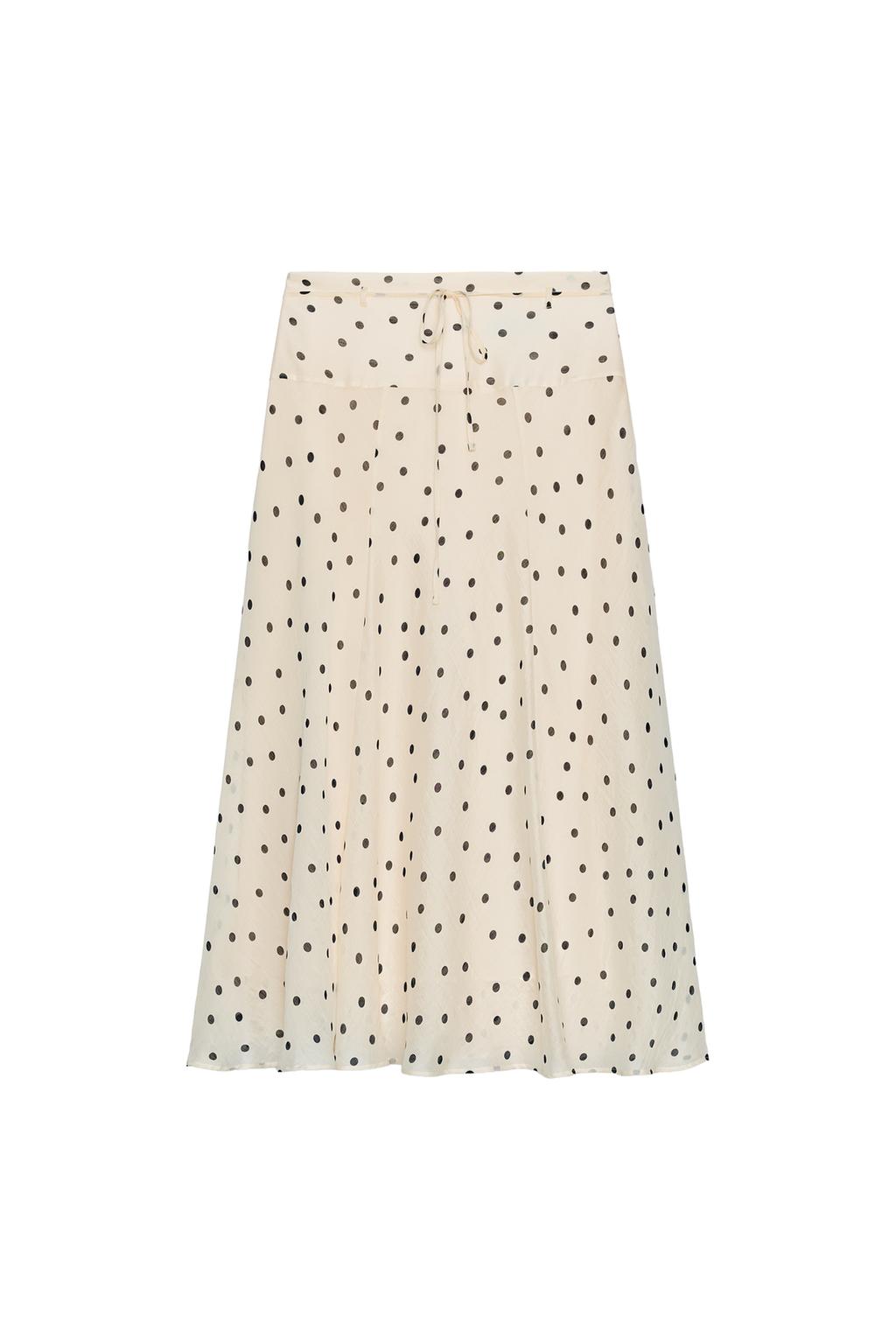 POLKA DOT MIDI SKIRT - image 3
