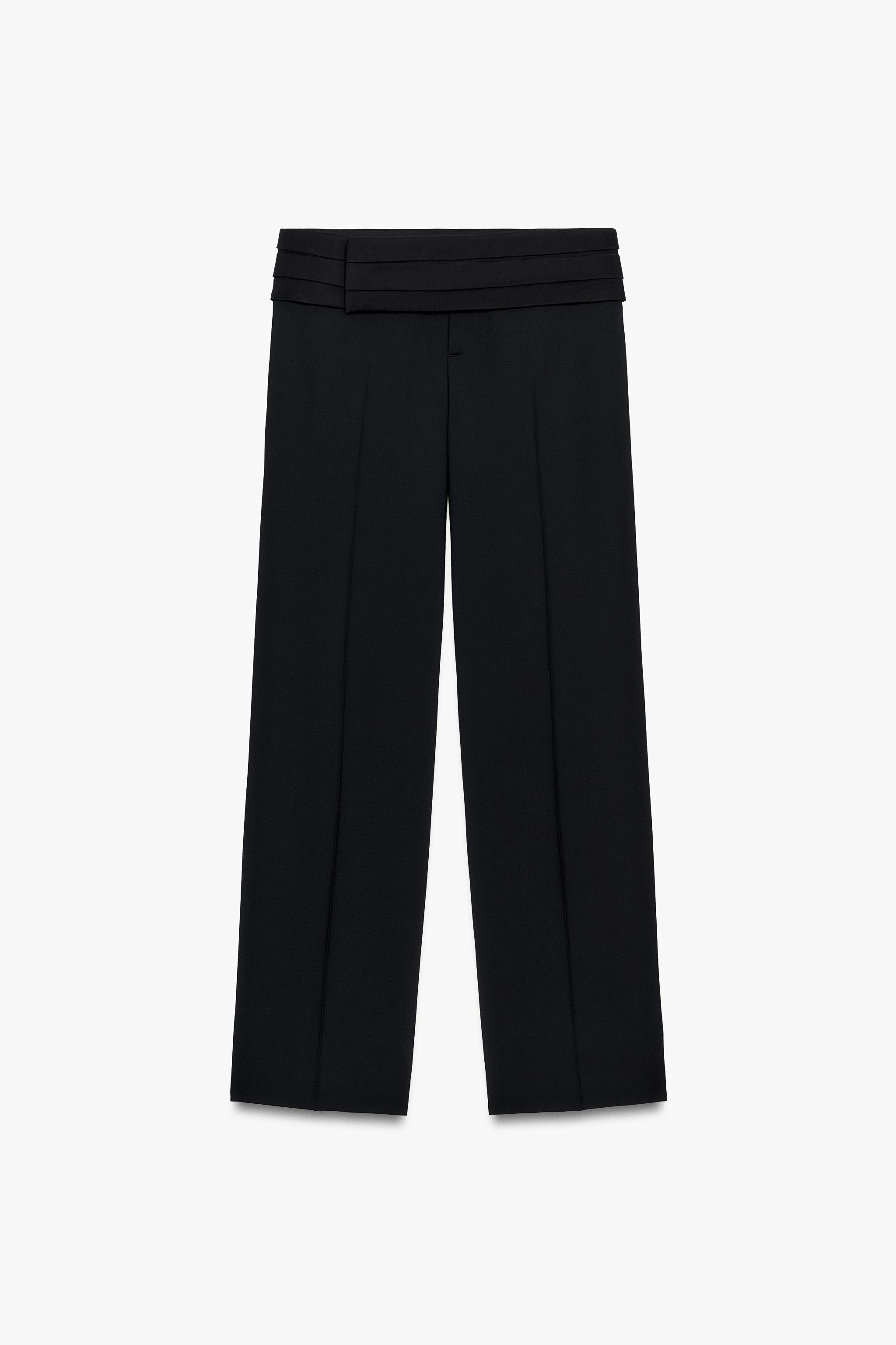 Zw Collection Wool Cummerbund Pants by Zara