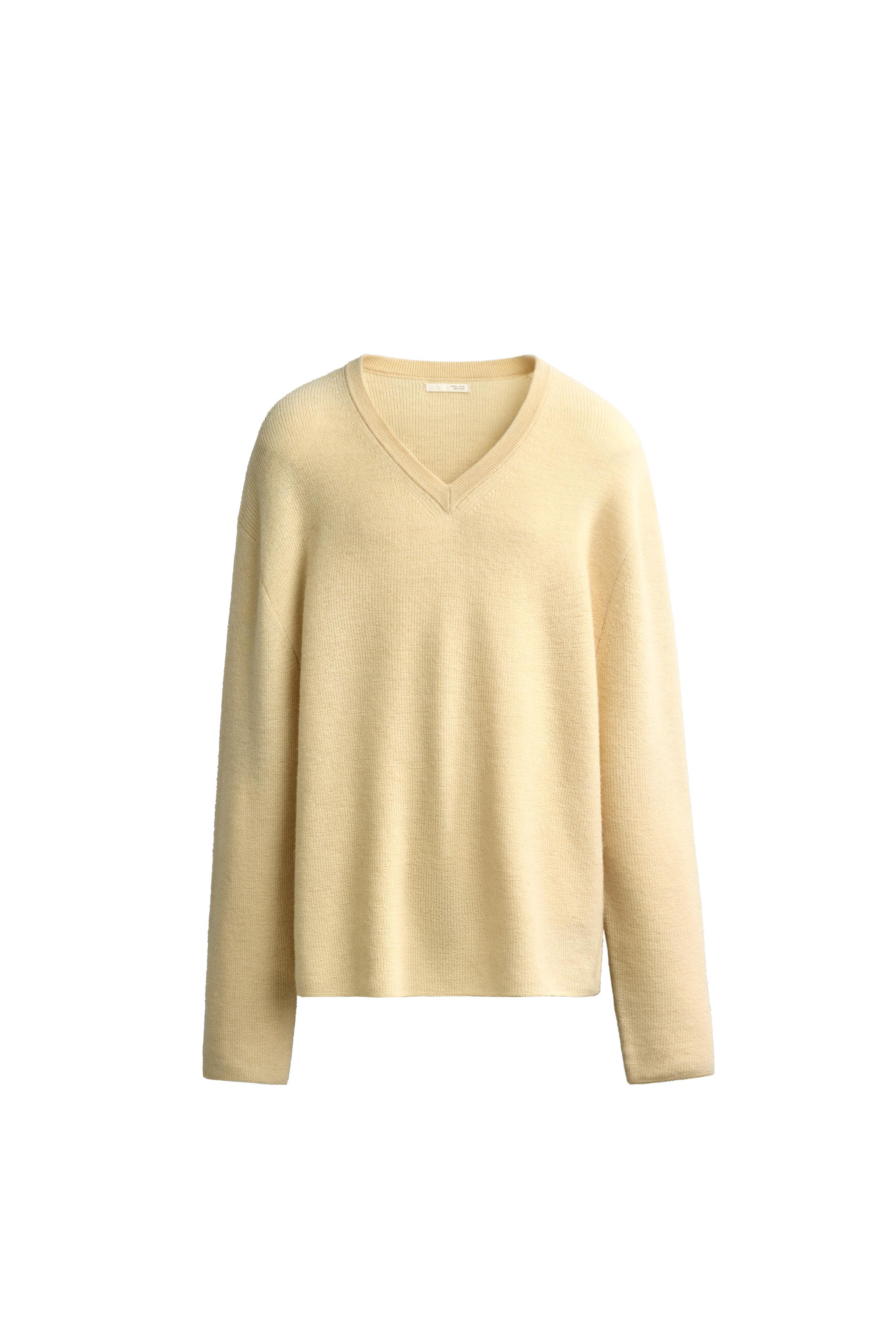 100% WOOL RELAXED FIT SWEATER