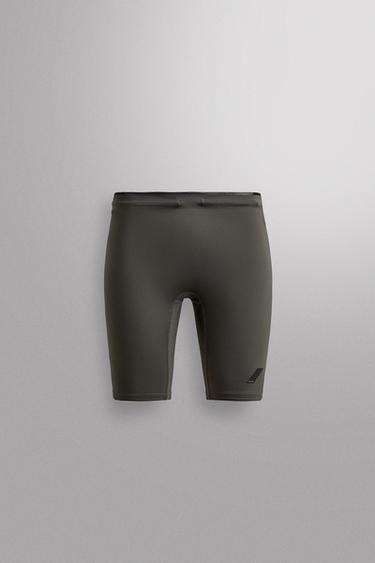 MALLAS CORTAS RUNNING - Gris oscuro de Zara