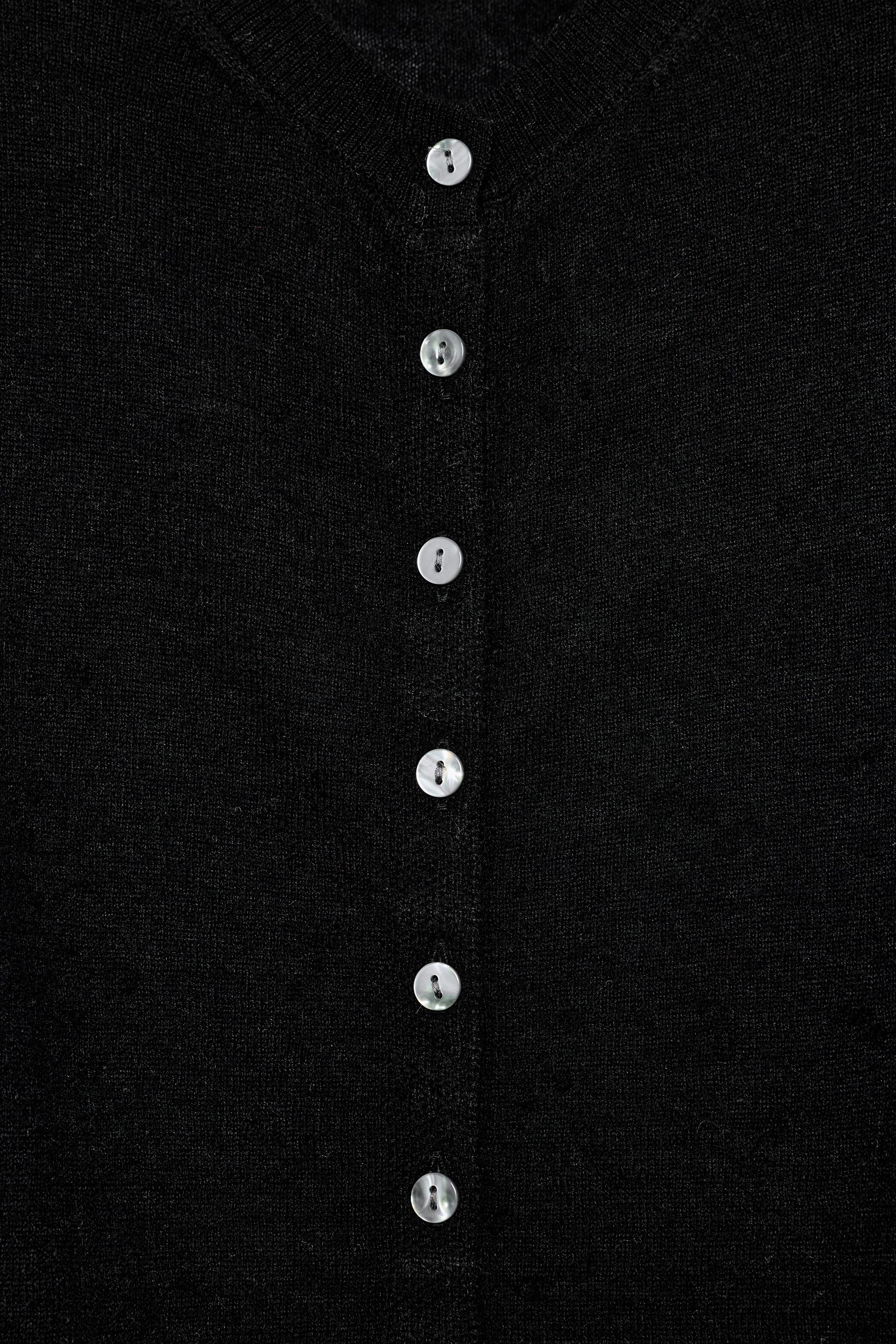 Zara 100% EXTRA-SOFT WOOL CARDIGAN görsel 7