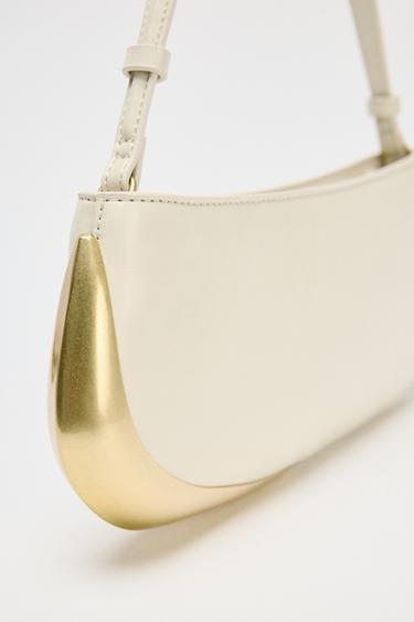 SAC PORTÉ ÉPAULE DÉTAIL MÉTALLIQUE 50E ANNIVERSAIRE - blanc de Zara - Image 2