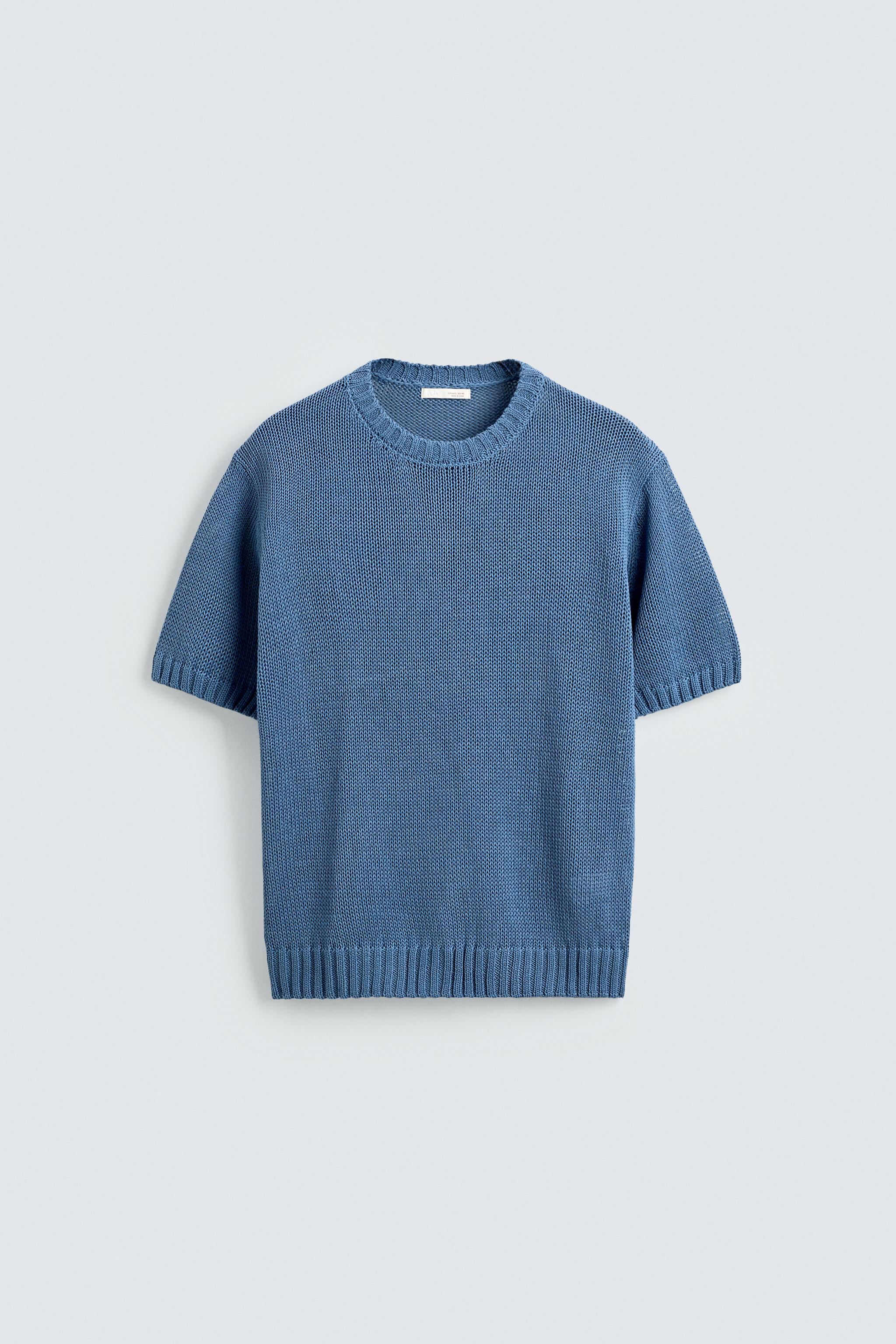 T-SHIRT EN MAILLE COUPE RELAXED