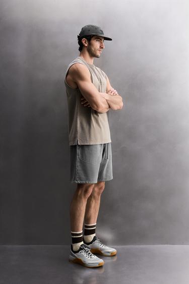 TRAINING TANK TOP - Brown by Zara - Image 3