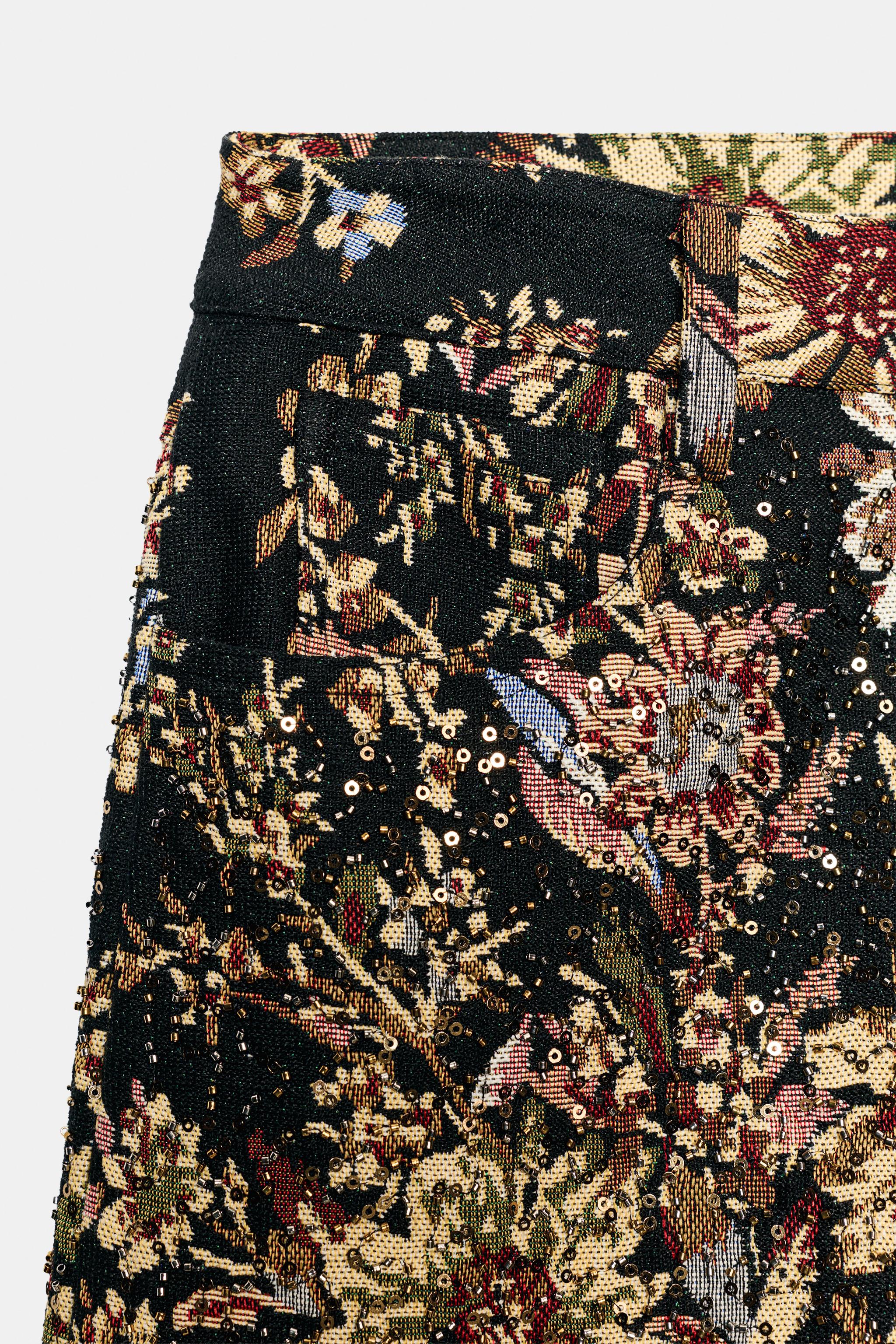 PANTALON FLEURS FANTAISIE ZW COLLECTION