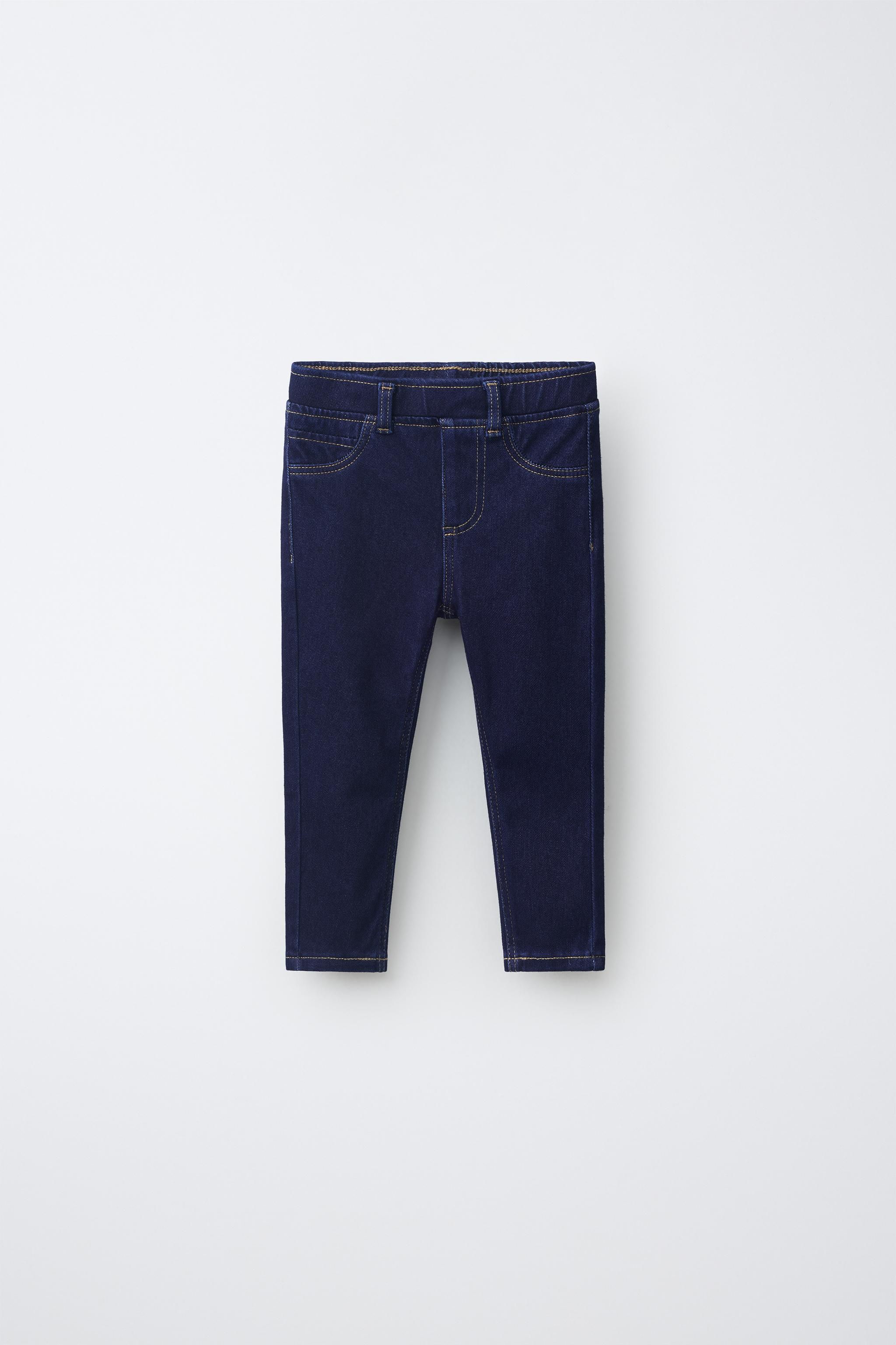 DENIM LEGGINGS — Blue