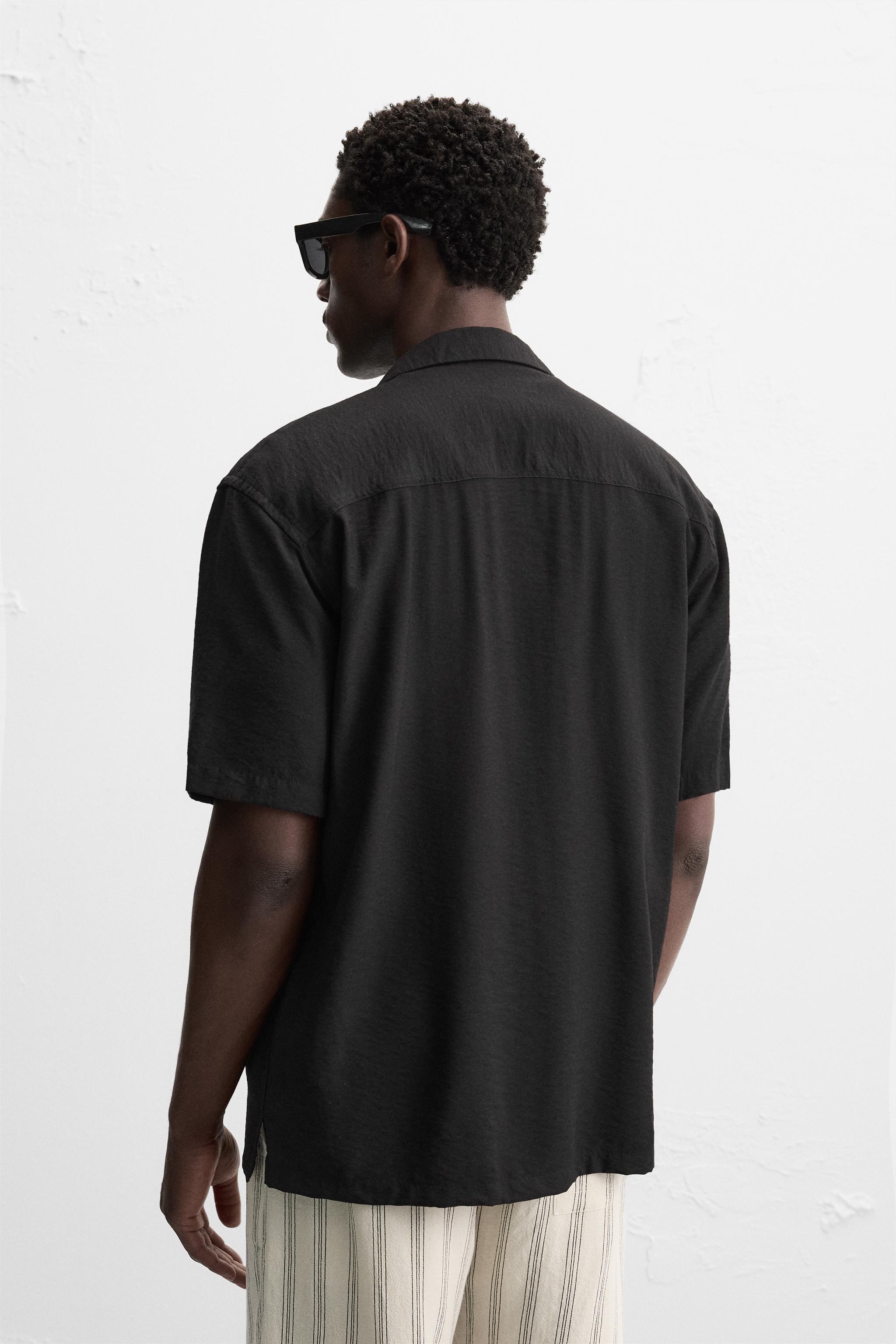 リラックスフィットフルイドシャツ - ホワイト | ZARA Japan / 日本