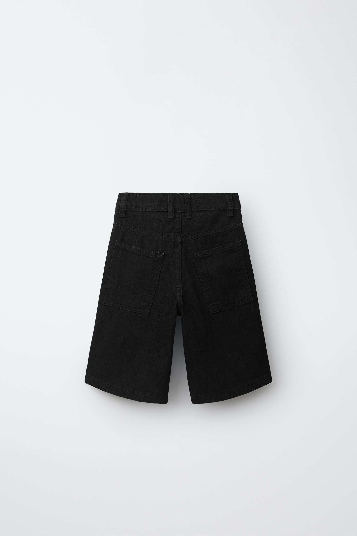 Детские шорты Zara Denim Shorts, цвет: Чёрный — фото 2