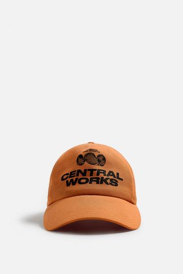 CASQUETTE À IMPRIMÉ EN CONTRASTE - Orange de Zara - Image 4