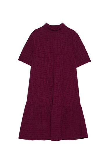 TEXTURED WEAVE DRESS