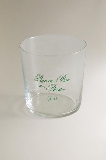 VERRE EN VERRE RECYCLABLE RUE DU BAC - 990 de Zara - Image 1