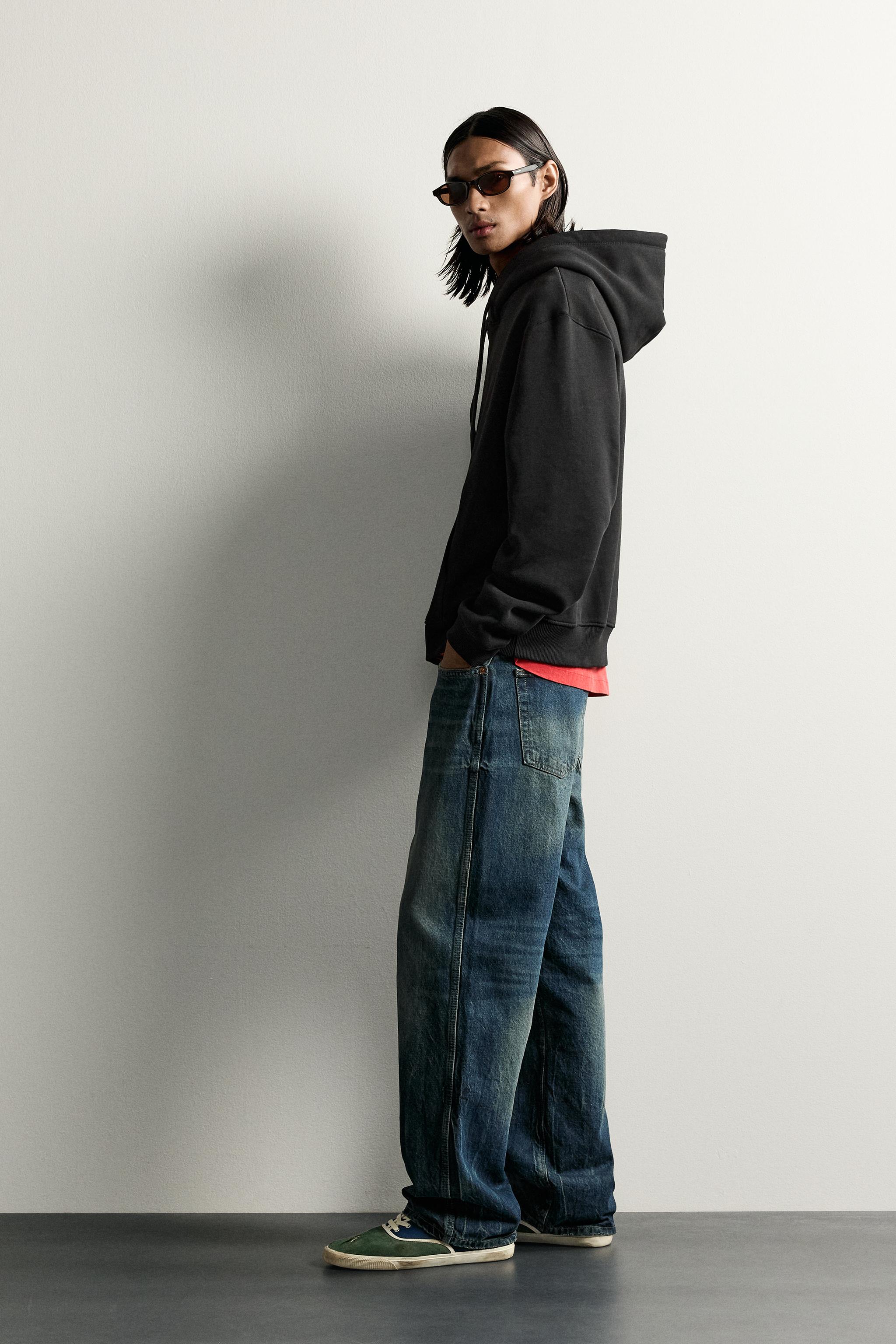 BASIC RELAXED-FIT HOODIE