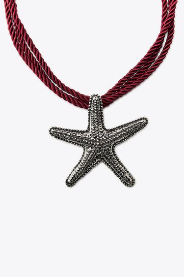COLLIER CORDE ÉTOILE DE MER - Argent de Zara - Image 2