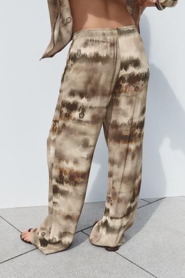 TIE-DYE TROUSERS - Multicoloured by Zara - Image 3