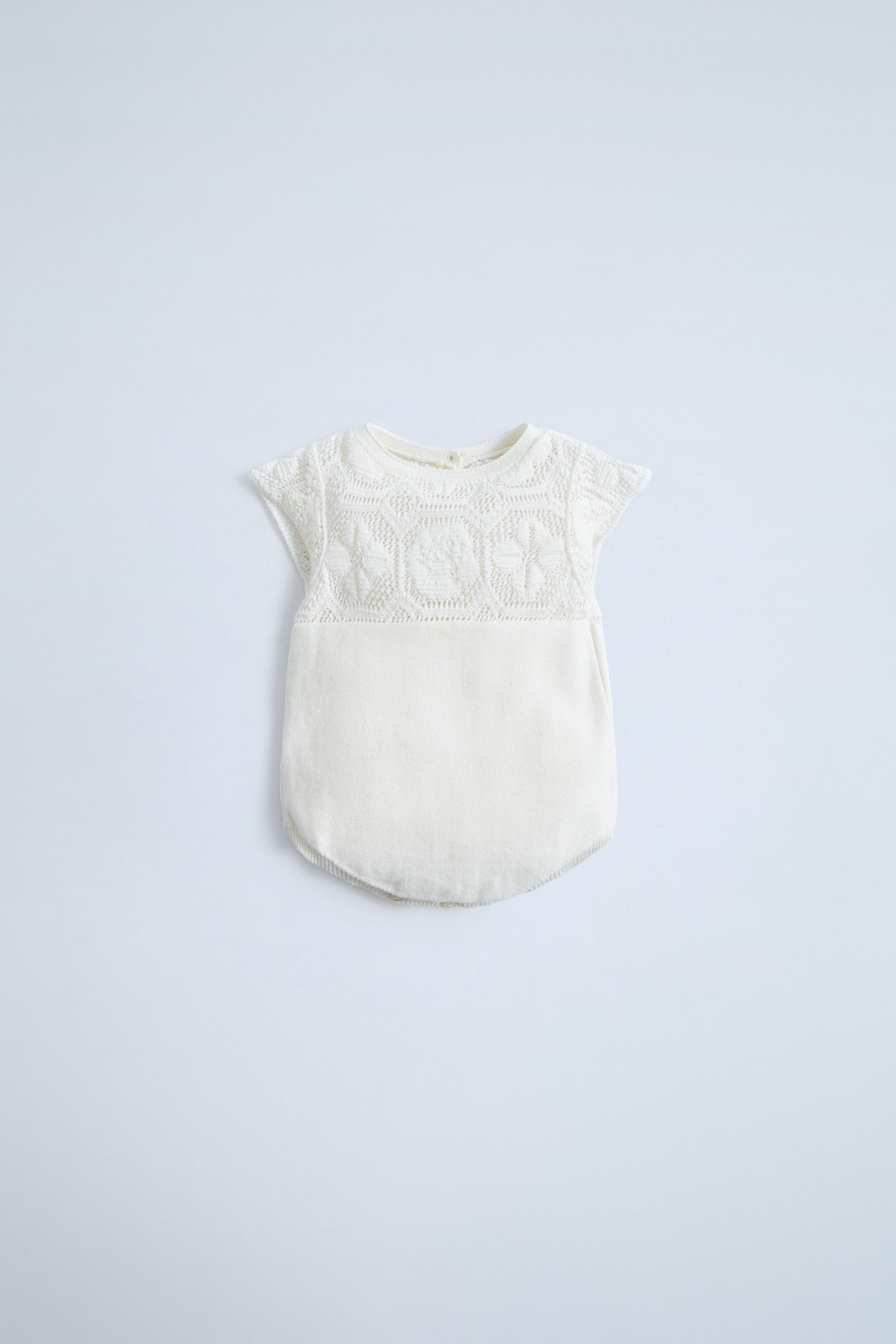 Sold ZARA baby girl Knit jumpsuit