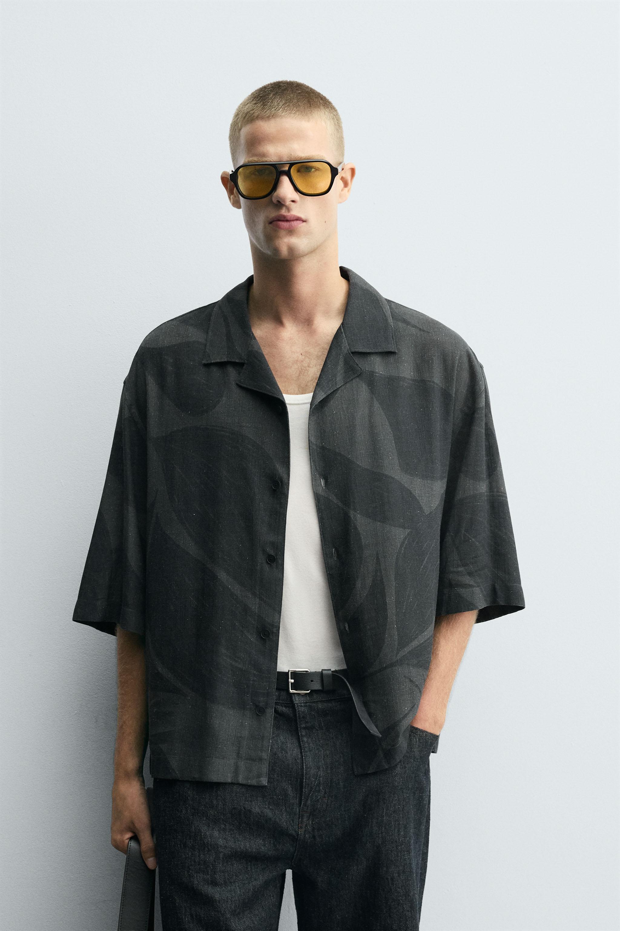 CHEMISE VISCOSE - LIN