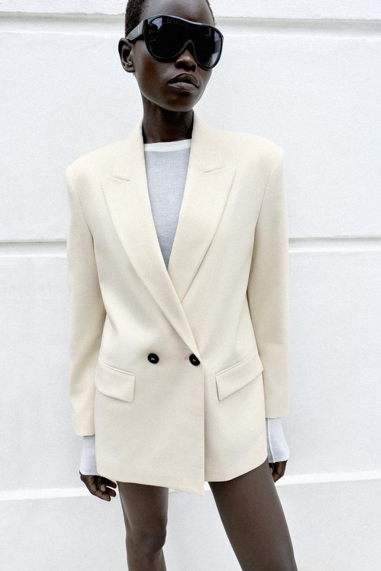 Blazer cruzado de corte oversize 2