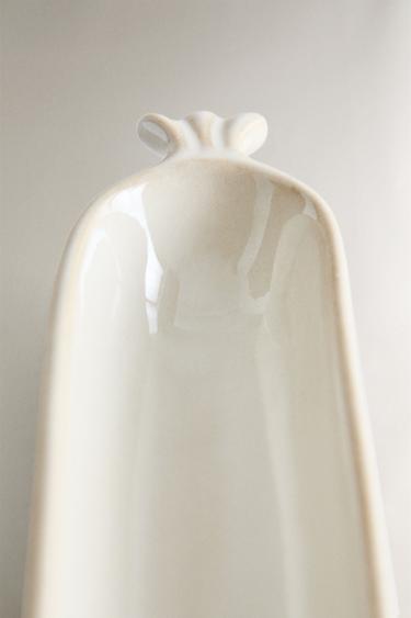 PLAT CÉRAMIQUE CAROTTE - Crème de Zara - Image 3