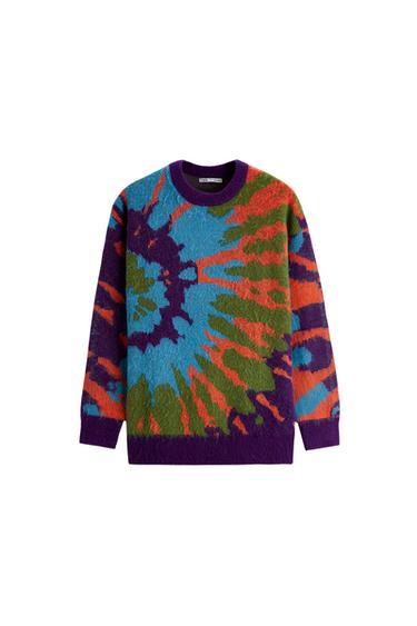 ABSTRACT JACQUARD SWEATER
