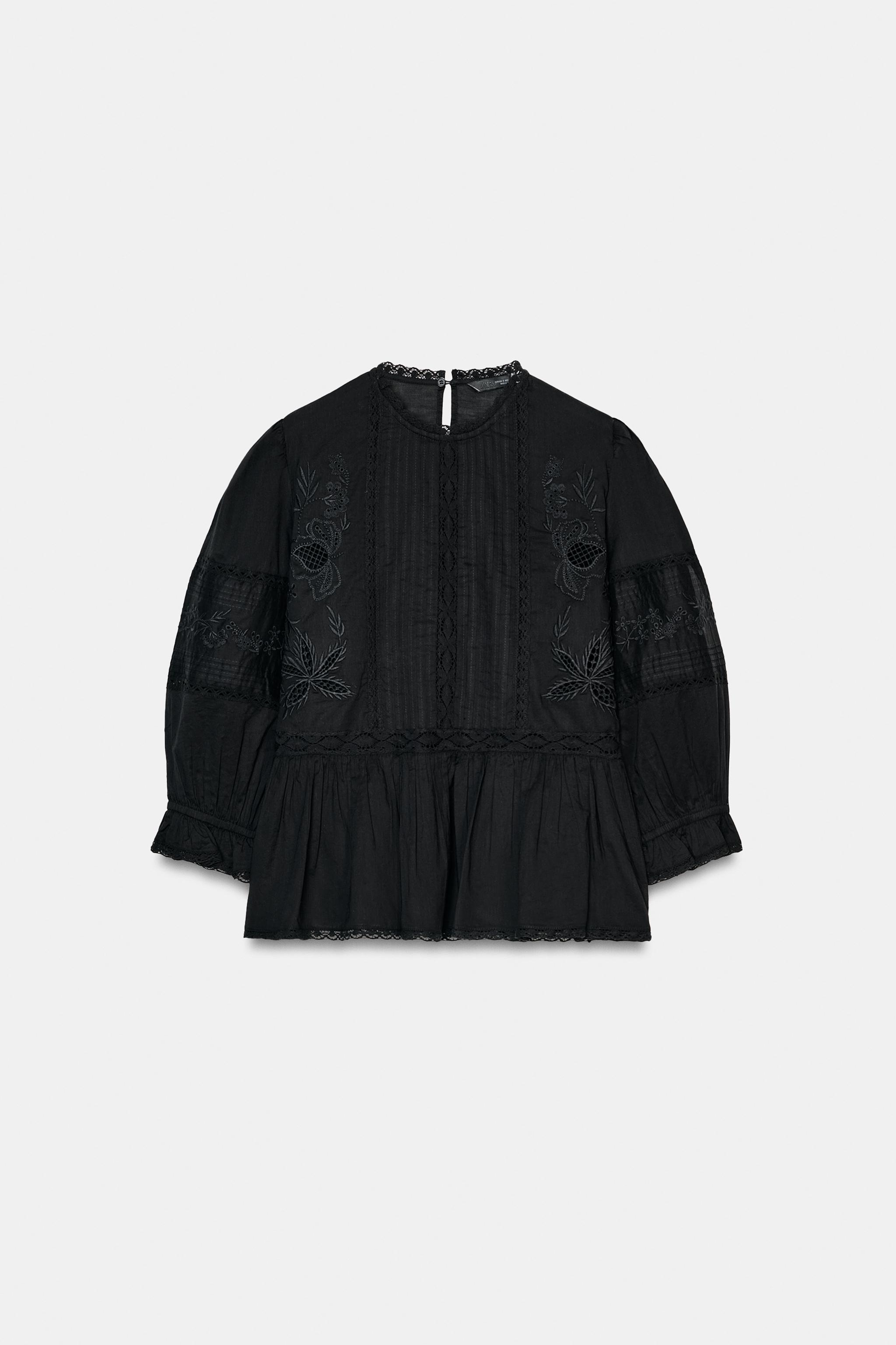 ZW COLLECTION EMBROIDERED SHIRT