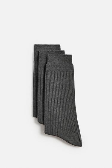 3ER-PACK MERZERISIERTE SOCKEN - Grau von Zara - Bild 0