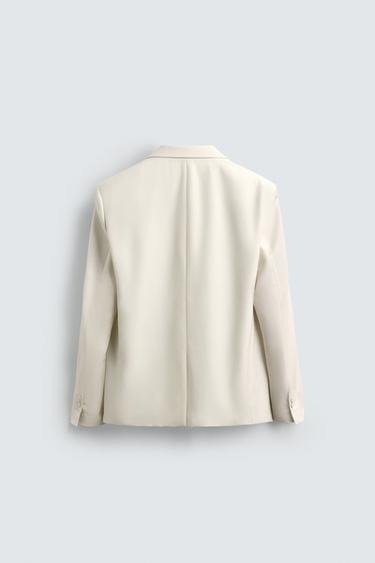 VESTE DE SMOKING - Écru de Zara - Image 6