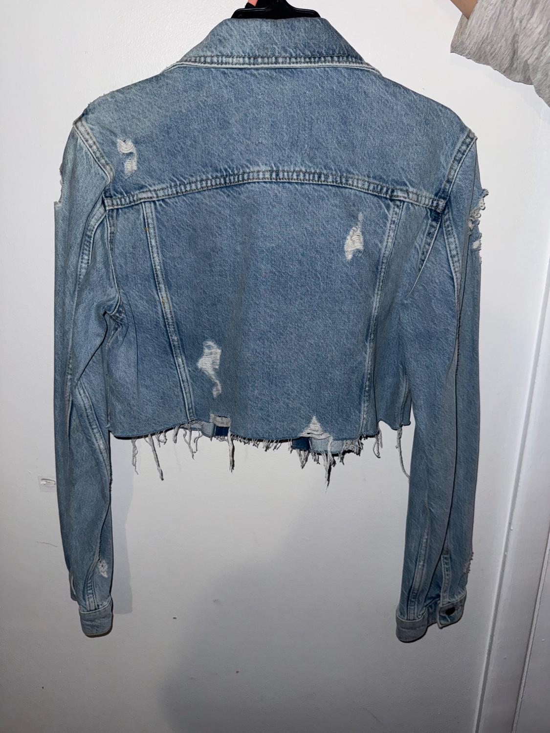 RIPPED DENIM JACKET - Image 2