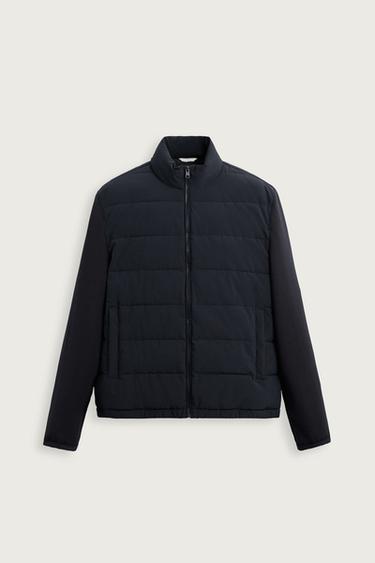 CAZADORA COMBINADO ACOLCHADO - Marino de Zara