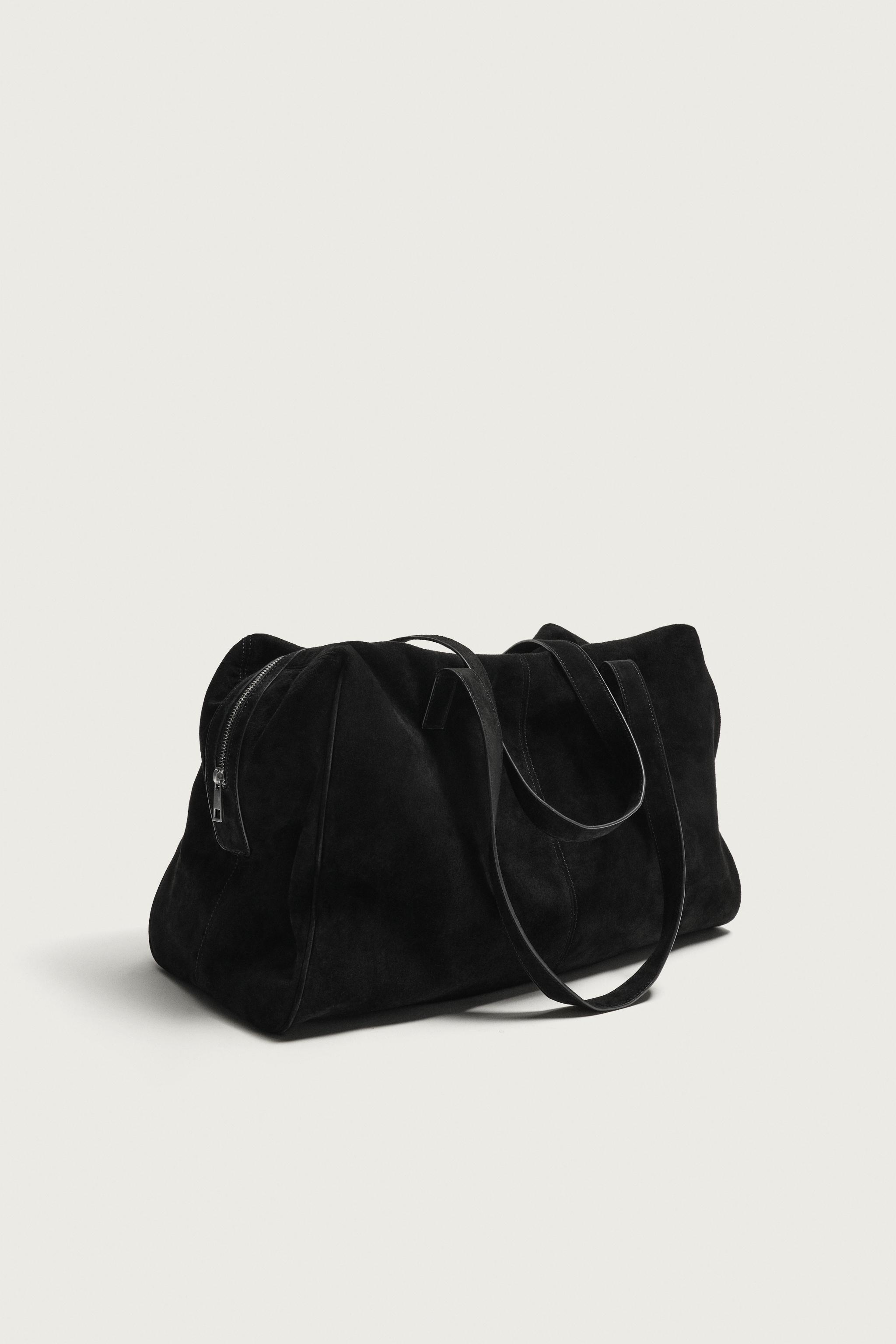 レザー トラベルバッグ - カーキ | ZARA Japan / 日本