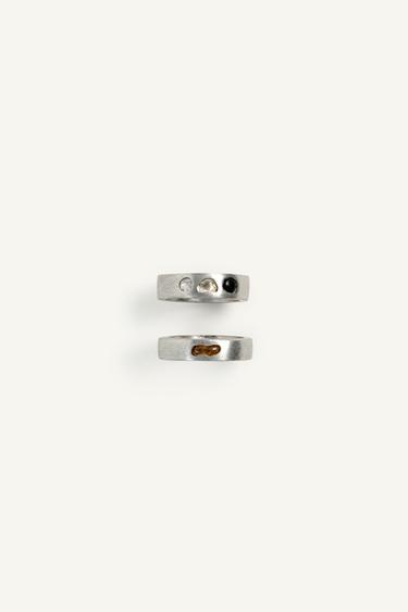 LOT DE 2 BAGUES - Argent de Zara
