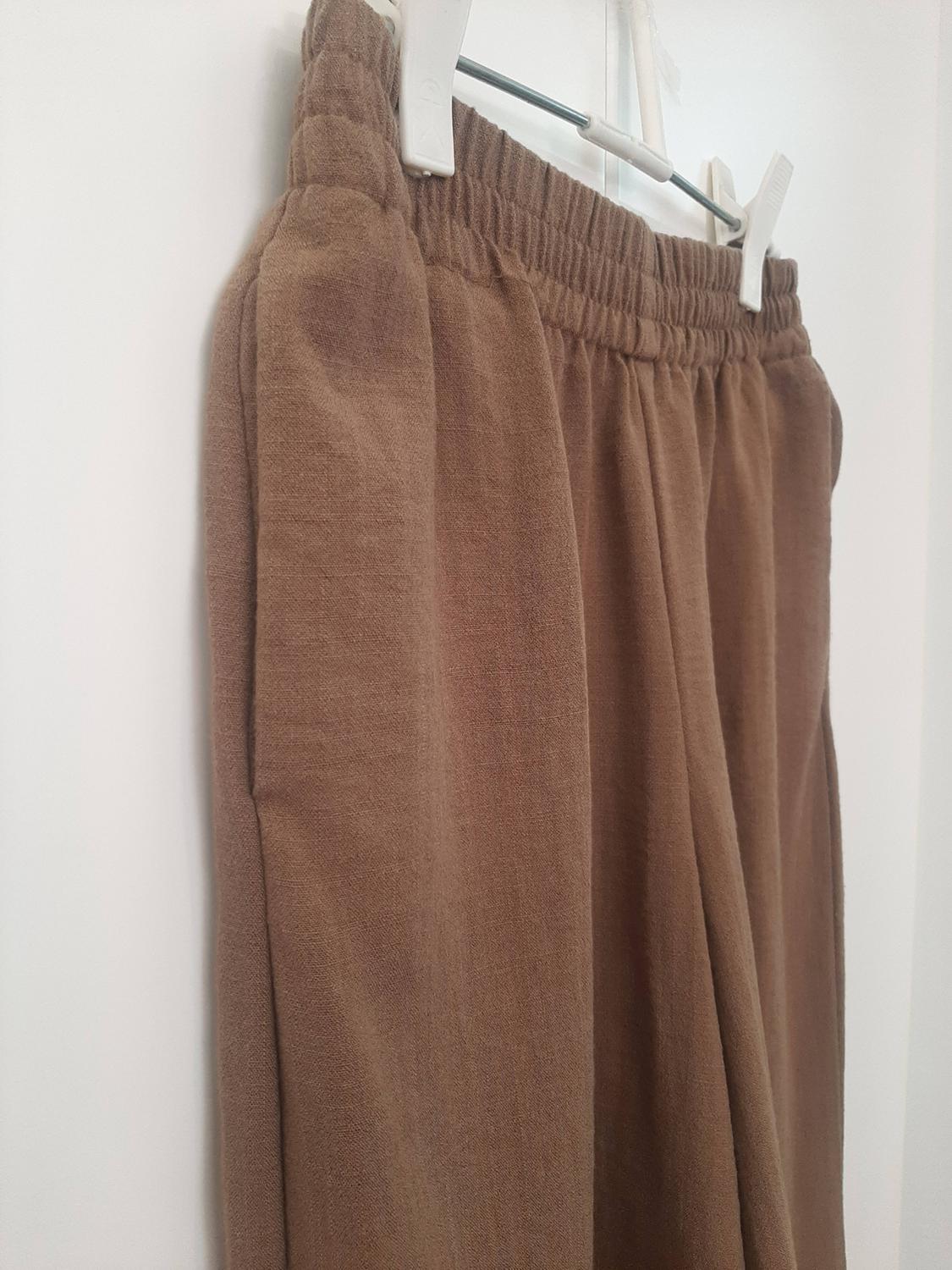 ΡΟΥΣΤΙΚ ΠΑΝΤΕΛΟΝΙ WIDE LEG - Image 2