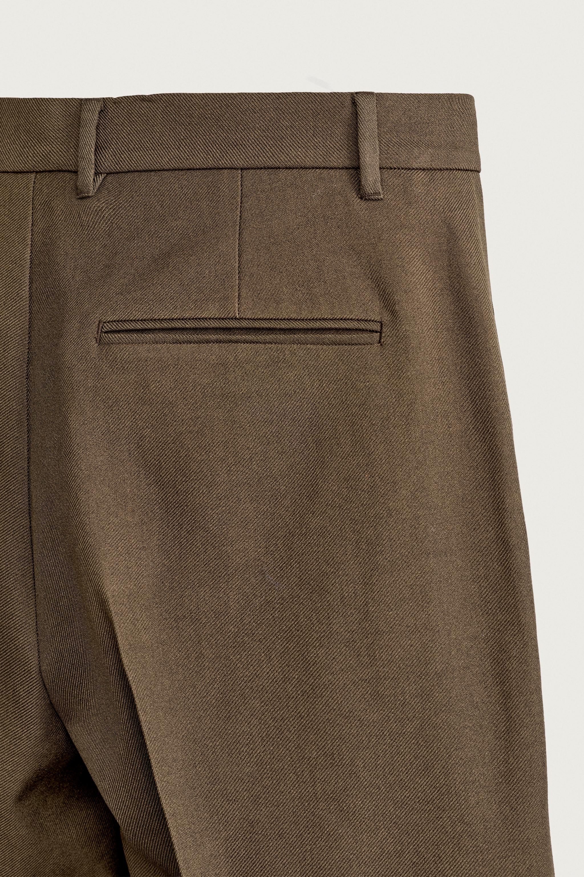 FLARE FIT SUIT PANTS