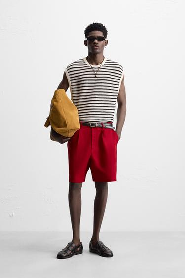 STRIPED KNIT TANK TOP - Stripes by Zara - Image 0