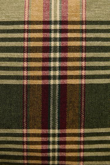 CHECK CUSHION COVER - Green by Zara - Image 2