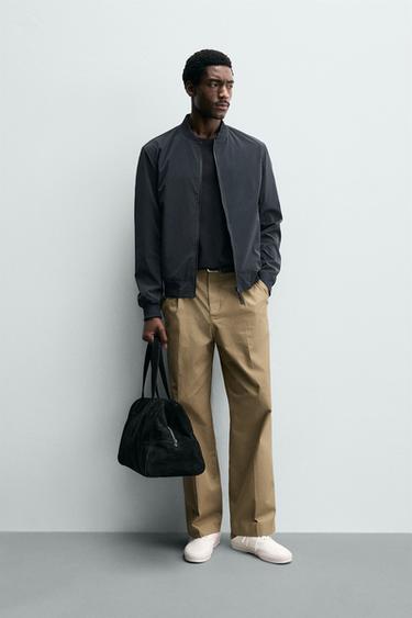 LIGHTWEIGHT BOMBER JACKET - Blue / Navy by Zara - Image 0