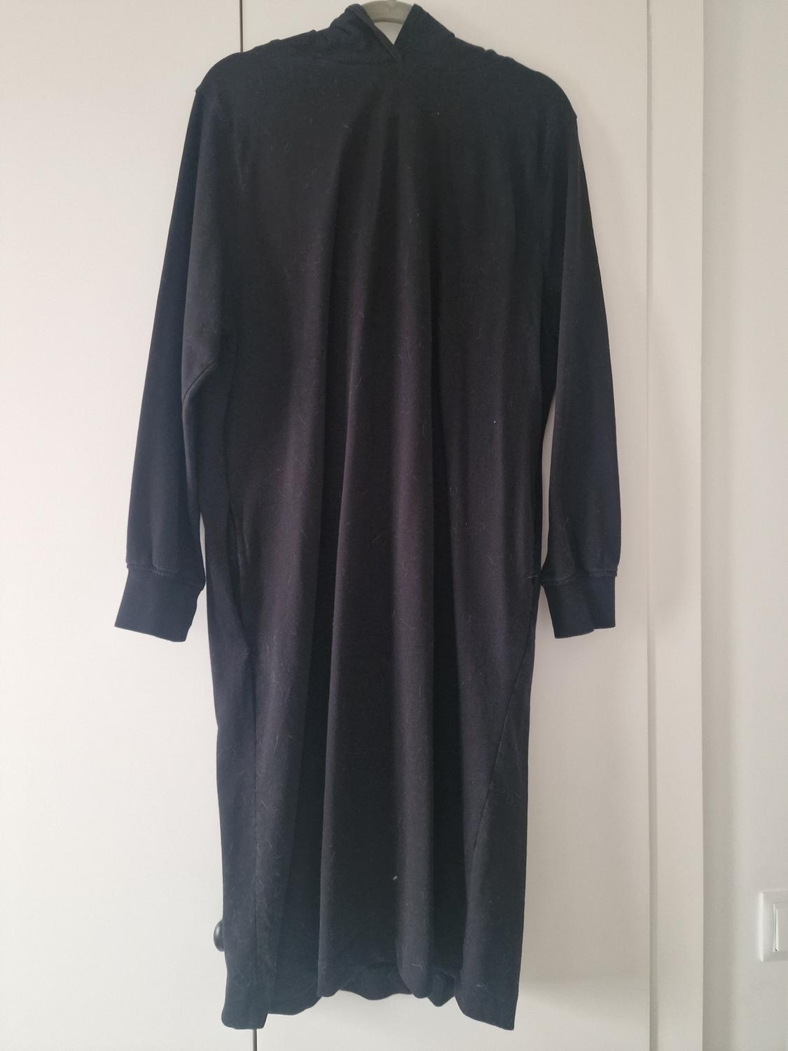 MIDI DRESS WITH HOOD