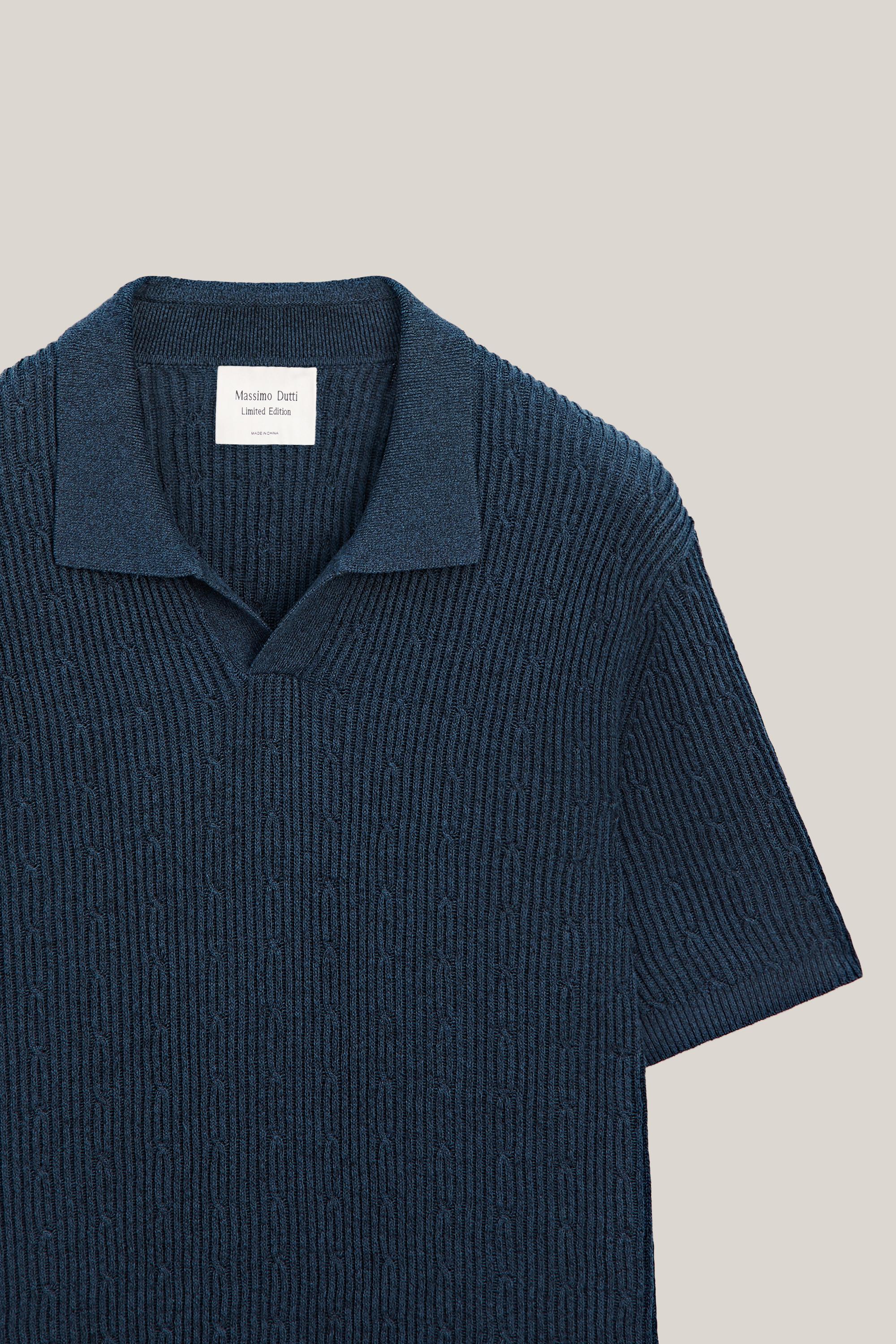 Cable-knit polo sweater - LIMITED EDITION