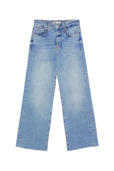 ZW PREMIUM HIGH WAIST CULOTTE SUNRISE BLUE JEANS