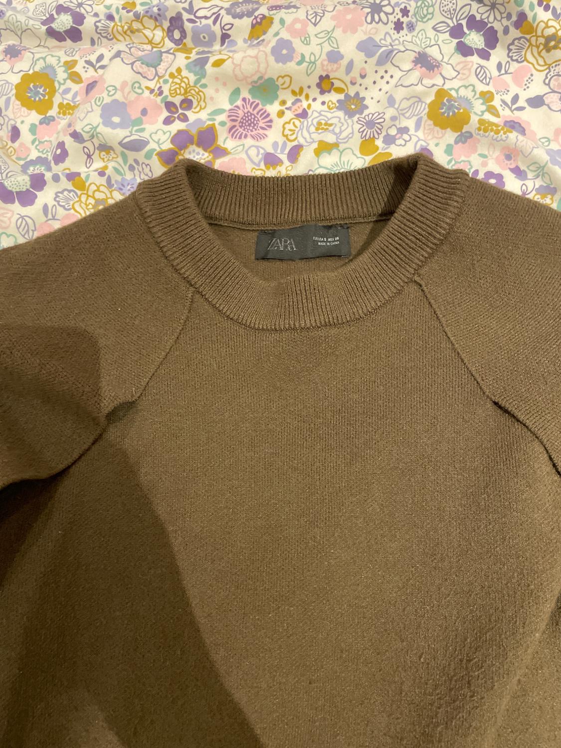 KNIT CAPE SLEEVE JUMPER - Image 3