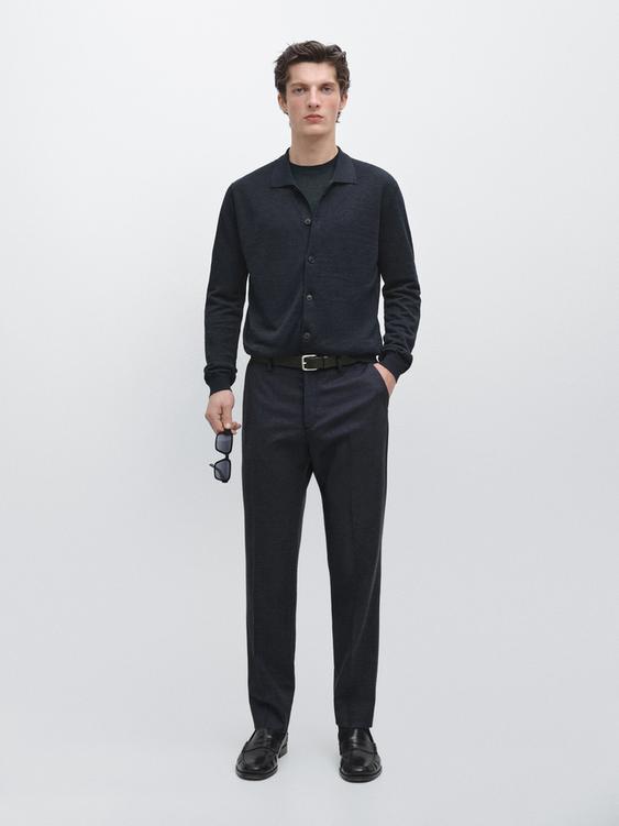Cold wool suit trousers from Zara - $200